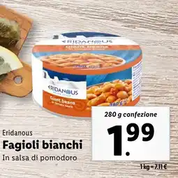 Lidl Eridanous Fagioli bianchi offerta