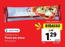 Lidl Chef Select & You Pasta per pizza offerta