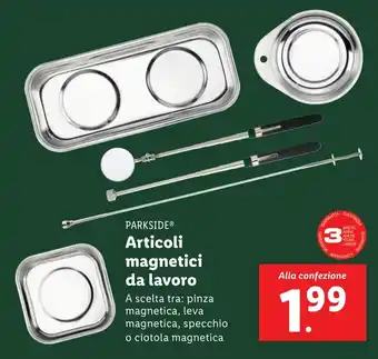 Lidl PARKSIDE Articoli magnetici da lavoro offerta