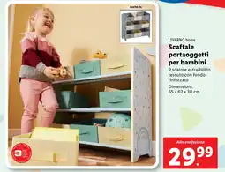 Lidl LIVARNO home Scaffale portaoggetti per bambini offerta