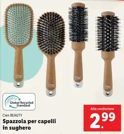 Lidl Cien BEAUTY Spazzola per capelli in sughero offerta