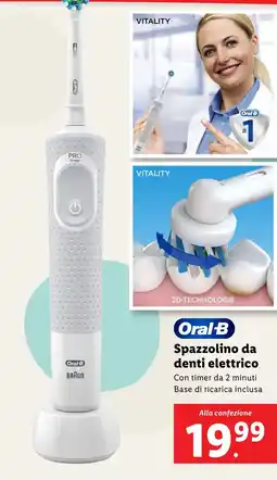 Lidl Oral-B Spazzolino da denti elettrico offerta