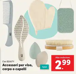 Lidl Cien BEAUTY Accessori per viso, corpo o capelli offerta