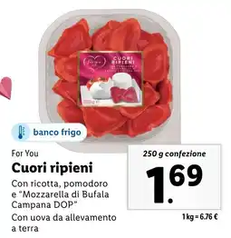 Lidl For You Cuori ripieni offerta