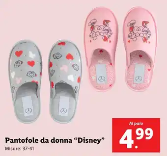 Lidl Pantofole da donna "Disney" offerta