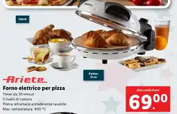 Lidl Ariete Forno elettrico per pizza offerta