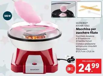 Lidl SILVERCREST KITCHEN TOOLS Macchina per zucchero filato offerta