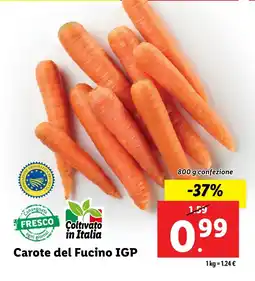 Lidl Carote del Fucino IGP offerta