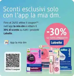 dm drogerie markt Labello su tutti i prodotti offerta