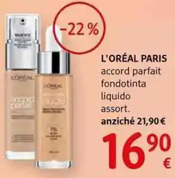 dm drogerie markt L'oréal paris accord parfait fondotinta liquido assort. offerta