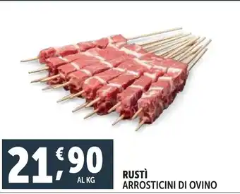 Deco Superfreddo Rustì arrosticini di ovino offerta