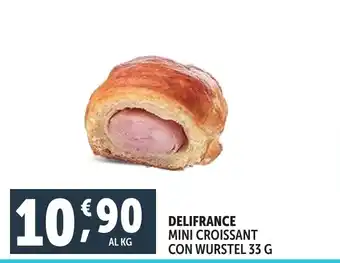 Deco Superfreddo Delifrance mini croissant con wurstel offerta