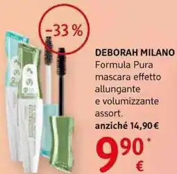 dm drogerie markt Deborah milano formula pura mascara effetto allungante e volumizzante assort. offerta