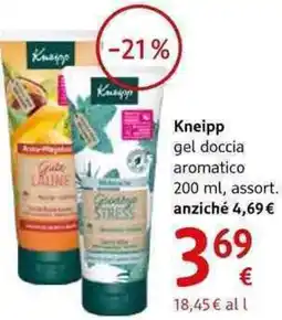 dm drogerie markt Kneipp gel doccia aromatico , assort offerta