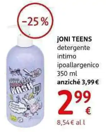 dm drogerie markt Joni teens detergente intimo ipoallergenico offerta