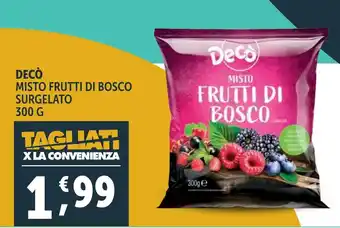 Deco Superfreddo Decò misto frutti di bosco surgelato offerta