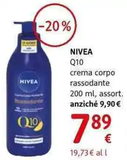 dm drogerie markt Nivea q10 crema corpo rassodante assort. offerta