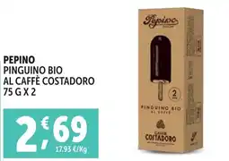 Deco Superfreddo Pepino pinguino bio al caffè costadoro offerta