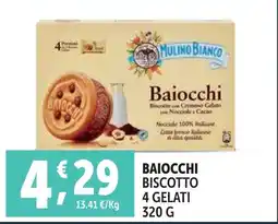 Deco Superfreddo Baiocchi biscotto 4 gelati offerta