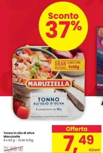 Interspar Tonno in olio di oliva Maruzzella offerta