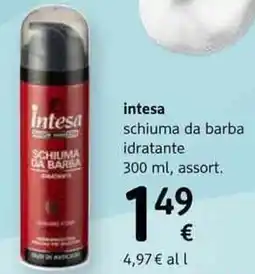 dm drogerie markt Intesa schiuma da barba idratante, assort offerta