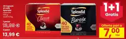 Interspar 40 Capsule di caffè Splendid offerta