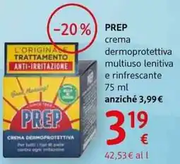 dm drogerie markt Prep crema dermoprotettiva multiuso lenitiva e rinfrescante e rinfrescante offerta