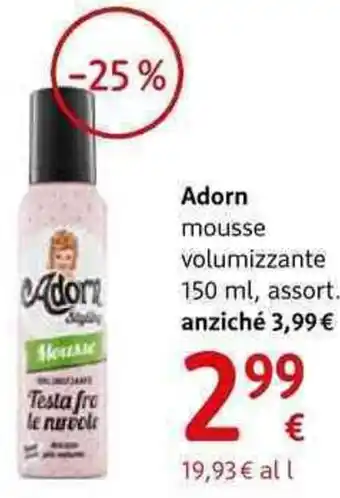 dm drogerie markt Adorn mousse volumizzante , assort. offerta