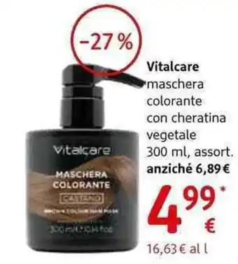 dm drogerie markt Vitalcare maschera colorante con cheratina vegetale , assort offerta