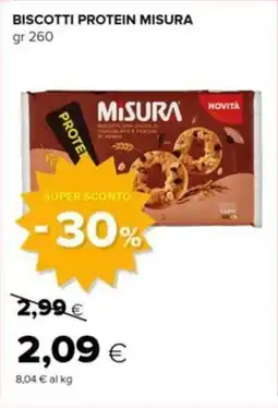 Tigre Biscotti protein MISURA offerta