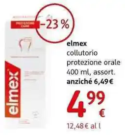 dm drogerie markt Elmex collutorio protezione orale assort offerta