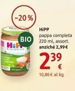 dm drogerie markt Hipp pappa completa offerta