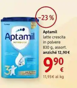 dm drogerie markt Aptamil latte crescita in polvere offerta