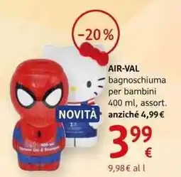 dm drogerie markt Air-val bagnoschiuma per bambini offerta