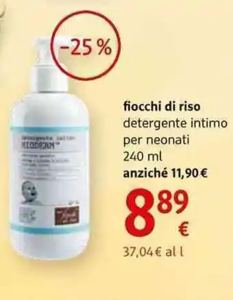 dm drogerie markt Fiocchi di riso detergente intimo per neonati offerta