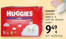 dm drogerie markt Huggies pannolini taglia 3-6 offerta