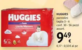 dm drogerie markt Huggies pannolini taglia 3-6 offerta