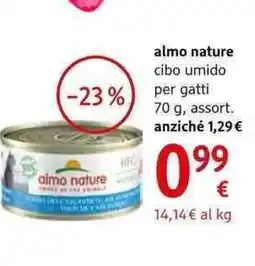 dm drogerie markt Almo nature cibo umido per gatti offerta