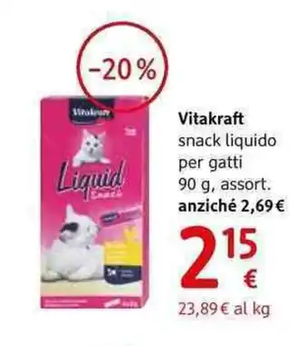 dm drogerie markt Vitakraft snack liquido per gatti offerta