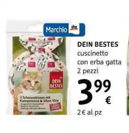 dm drogerie markt Dein bestes cuscinetto con erba gatta 2 pezzi offerta