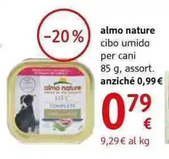 dm drogerie markt Almo nature cibo umido per cani offerta