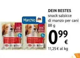 dm drogerie markt Dein bestes snack salsicce di manzo per cani offerta