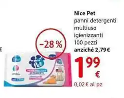 dm drogerie markt Nice pet panni detergenti multiuso igienizzanti offerta