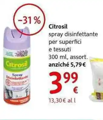 dm drogerie markt Citrosil spray disinfettante per superfici e tessuti offerta