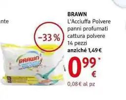 dm drogerie markt Brawn l'acciuffa polvere panni profumati cattura polvere offerta