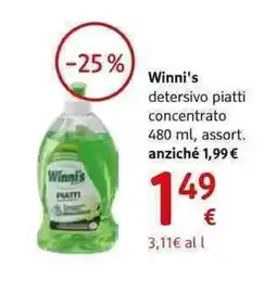 dm drogerie markt Winni's detersivo piatti concentrato offerta