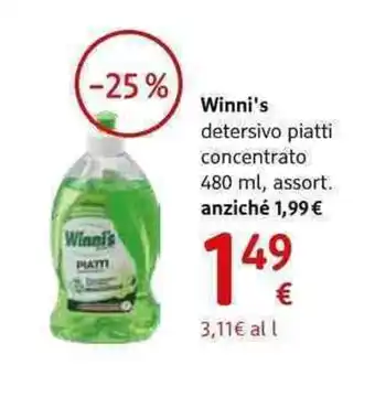 dm drogerie markt Winni's detersivo piatti concentrato offerta