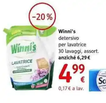 dm drogerie markt Winni's detersivo per lavatrice 30 lavaggi, assort. offerta