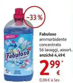 dm drogerie markt Fabuloso ammorbidente concentrato offerta