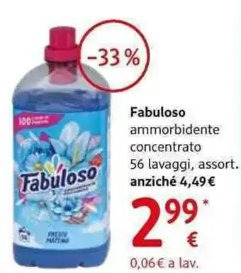 dm drogerie markt Fabuloso ammorbidente concentrato offerta